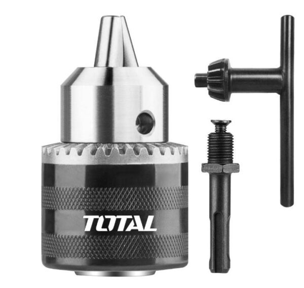 TOTAL - BUCHA P/BERBEQUIM C/ ADAPTADOR SDS E CHAVE